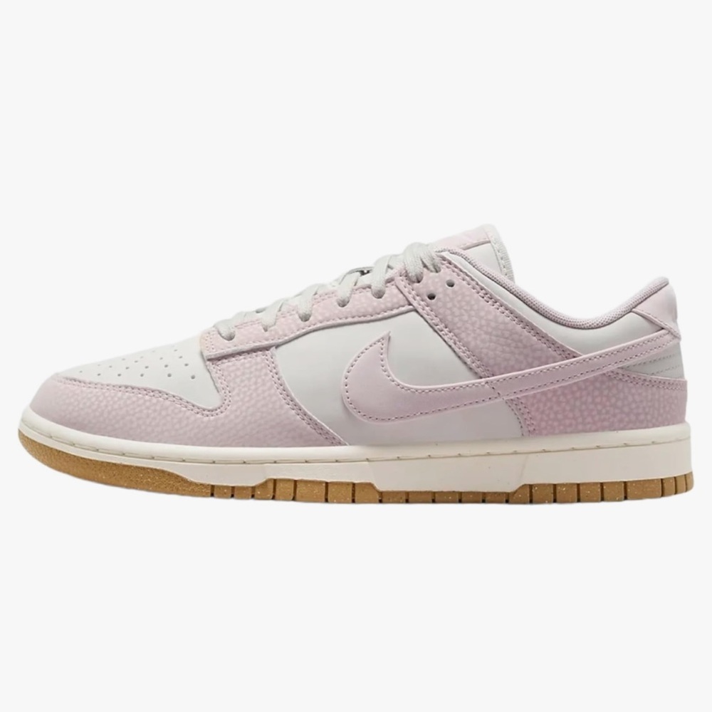 Nike Women's light bone platinum violet low dunk sneakers